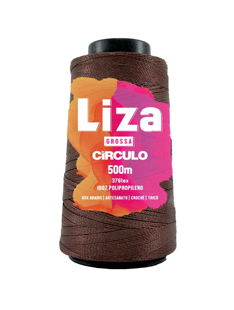 7217 LINHA CIRCULO LIZA GROSSA 500M 100%PP  
