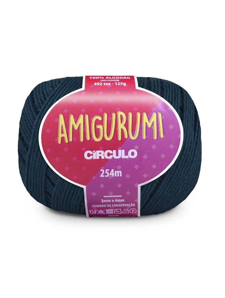 **5073 LINHA CIRCULO AMIGURUMI 254M 100%CO