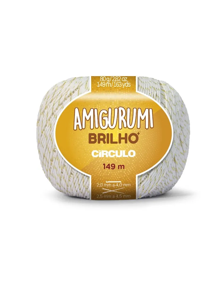 8001 LINHA CIRCULO AMIGURUMI BRILHO 149M 55%PAC