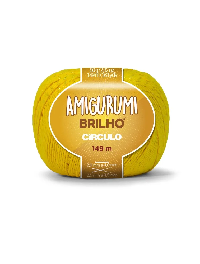 1289 LINHA CIRCULO AMIGURUMI BRILHO 149M 55%PAC
