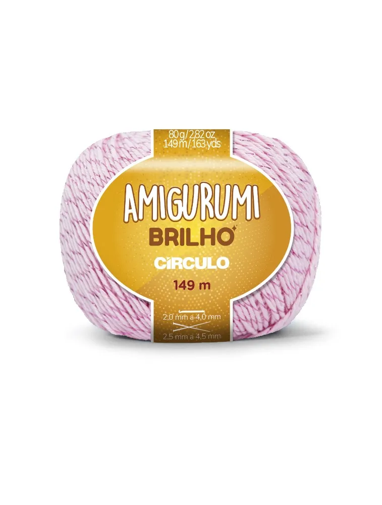 3077 LINHA CIRCULO AMIGURUMI BRILHO 149M 55%PAC