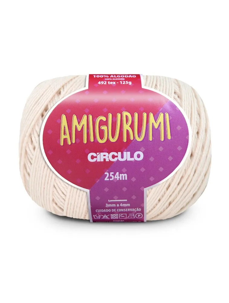 3061 LINHA CIRCULO AMIGURUMI 254M 100%CO