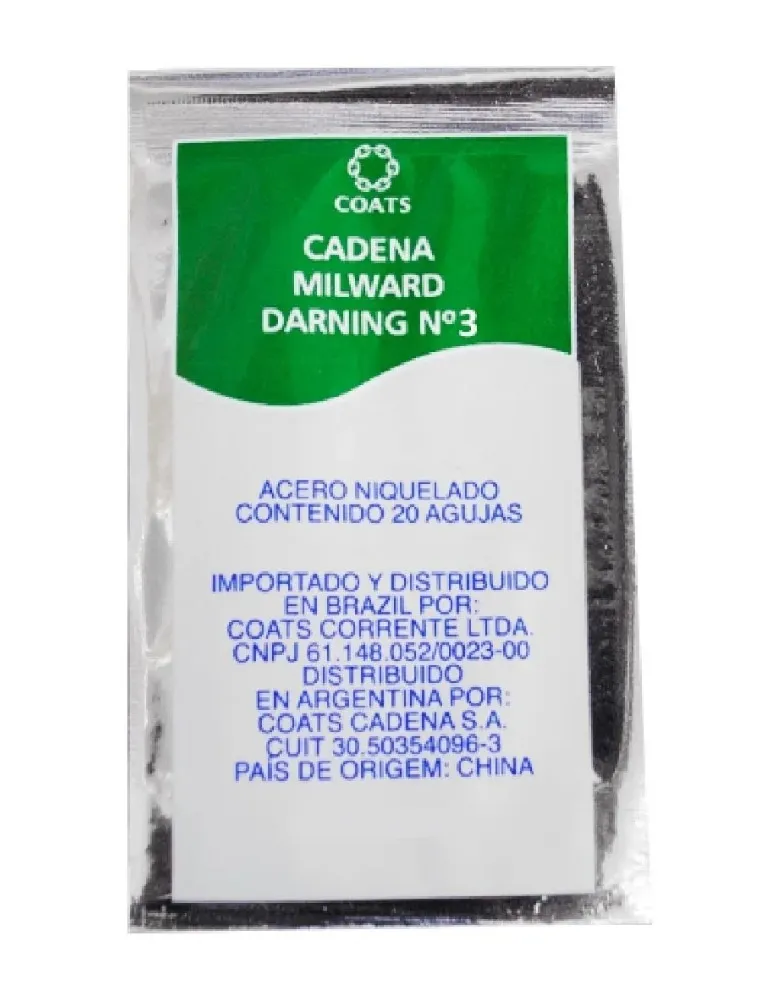 0003 AGULHA COATS DARNING