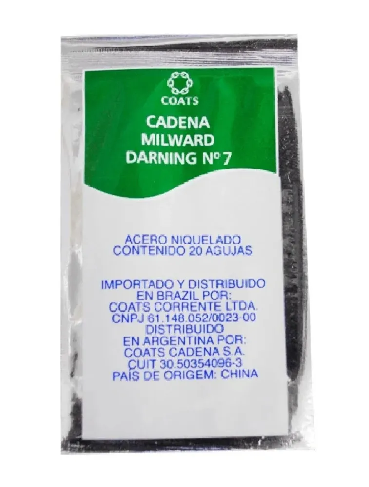 0007 AGULHA COATS DARNING 