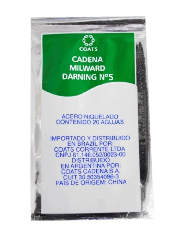 0005 AGULHA COATS DARNING 