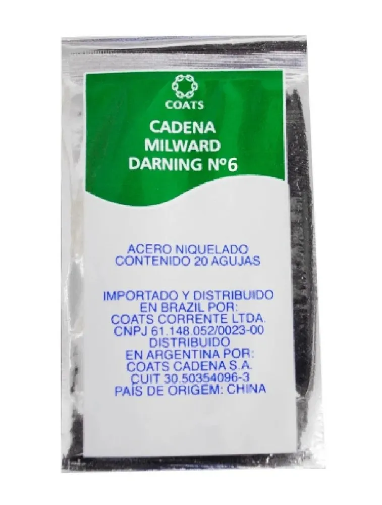 0006 AGULHA COATS DARNING 