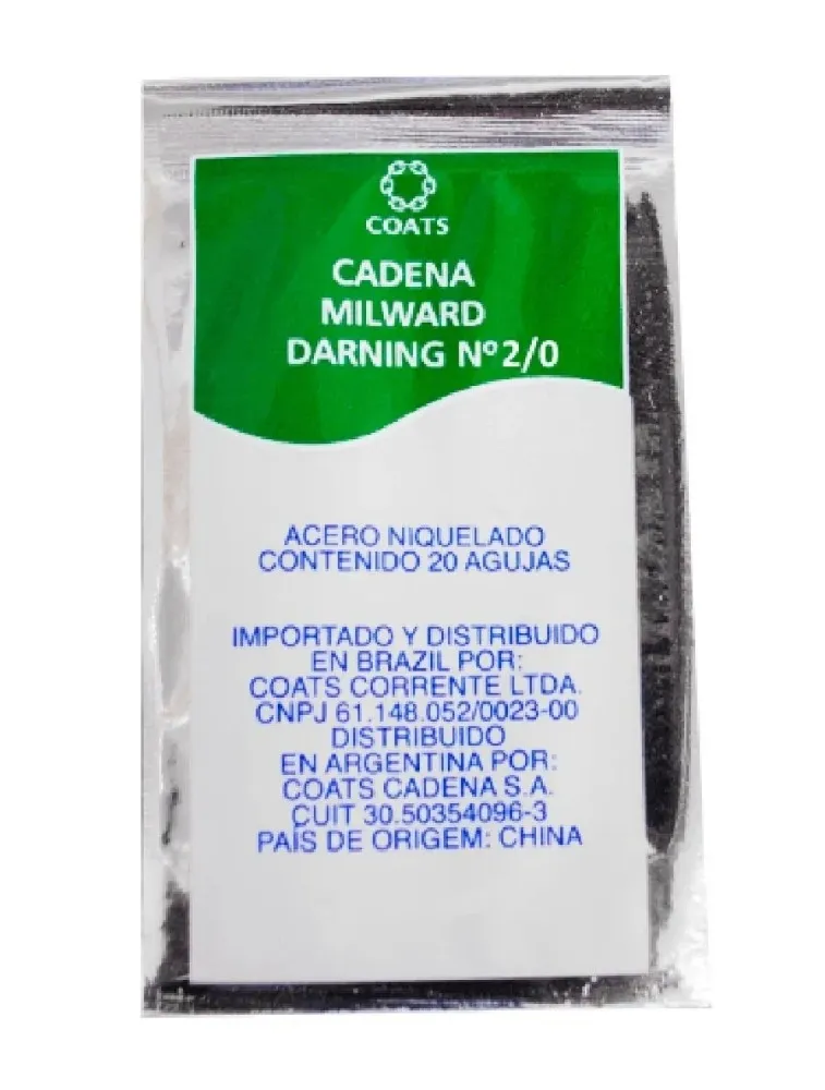 2/0 AGULHA COATS DARNING