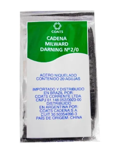2/0 AGULHA COATS DARNING