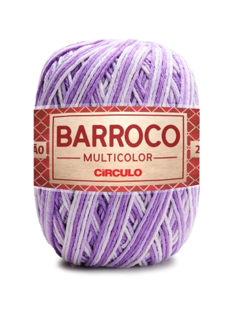 9587 BARBANTE CIRCULO BARROCO MULTICOLOR 226M 100%CO
