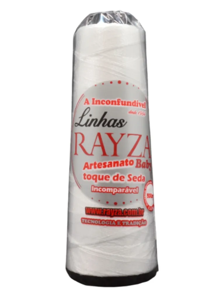 0001 LINHA RAYZA BABY ARTESANATO 500M 100%PP  