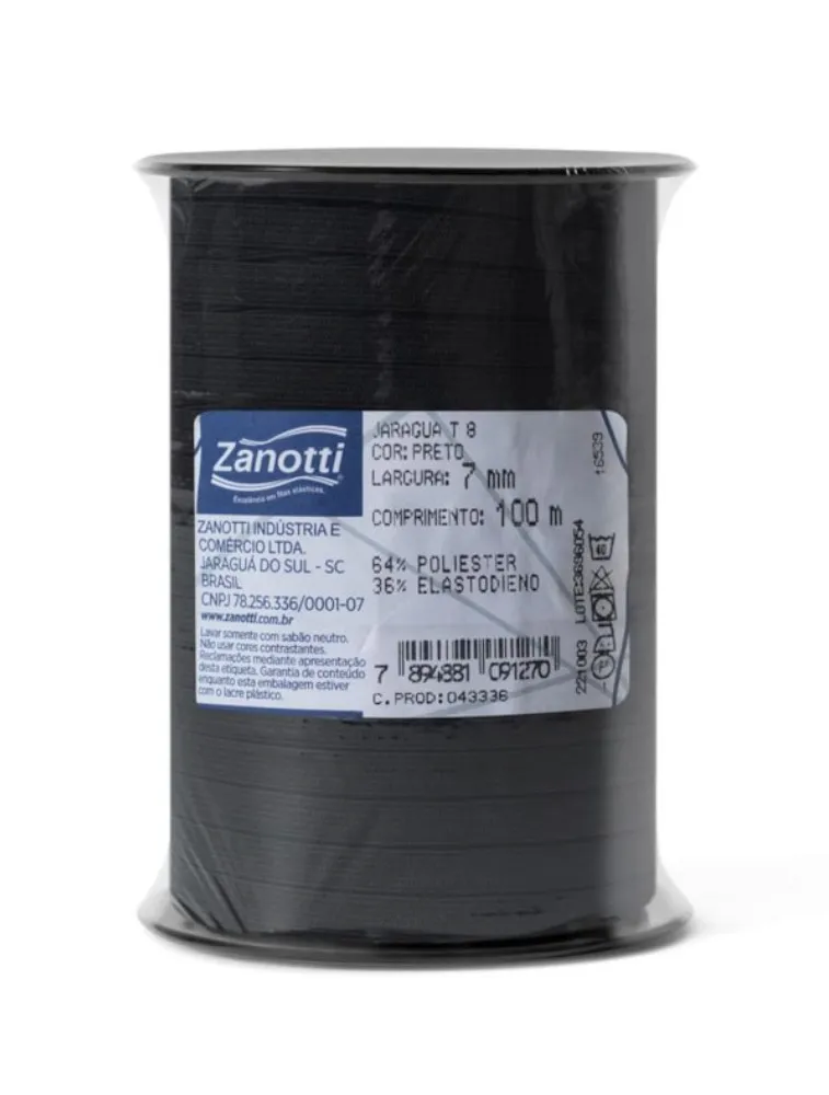 PTO. ELASTICO ZANOTTI JARAGUA 08 100M 65%PES