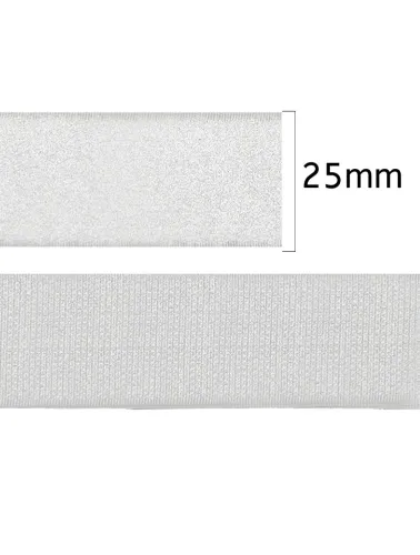 *BCO. VELCRO PARNASSA 25MM 25M 70%PES