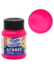 0107 TINTA ACRILEX TECIDO FLUOR 37ML 