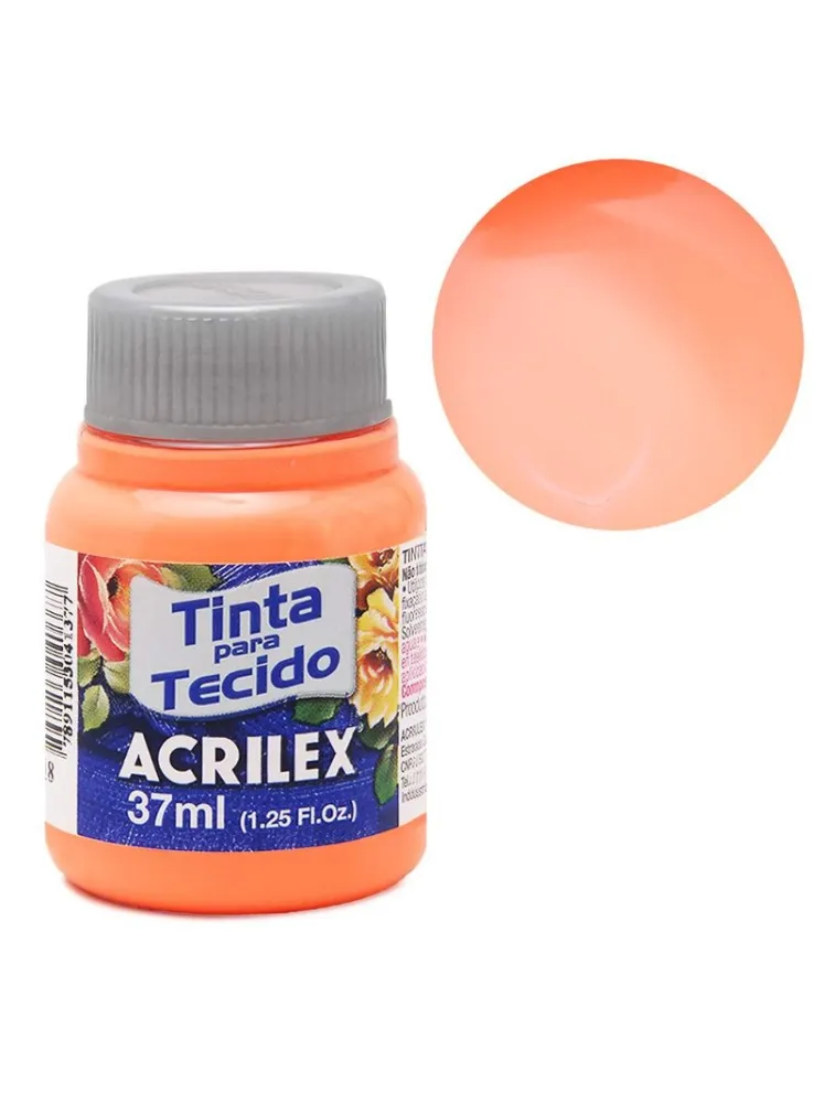 *0518 TINTA ACRILEX TECIDO FOSCA 37ML