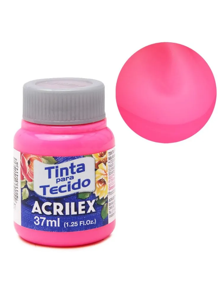 0537 TINTA ACRILEX TECIDO FOSCA 37ML