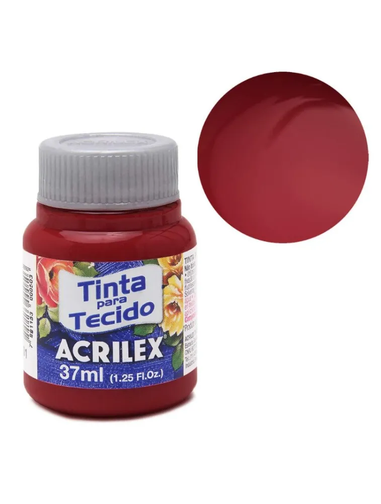 0550 TINTA ACRILEX TECIDO FOSCA 37ML          