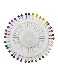 C40 ALFINETE MS CABECA COLORIDA DISCO 