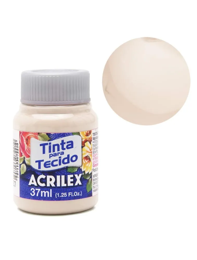 0834 TINTA ACRILEX TECIDO FOSCA 37ML 
