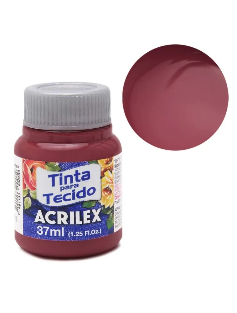 *0588 TINTA ACRILEX TECIDO FOSCA 37ML