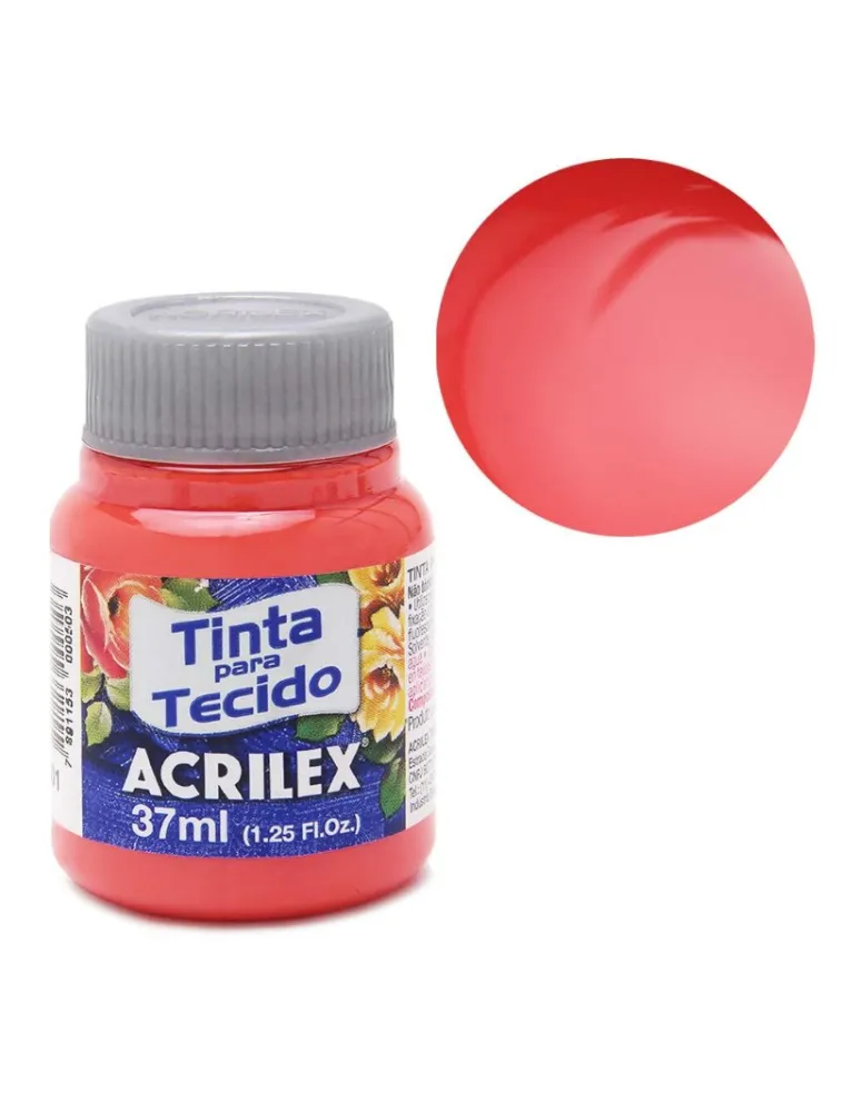 *0586 TINTA ACRILEX TECIDO FOSCA 37ML