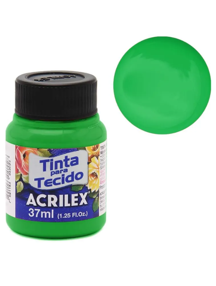 0101 TINTA ACRILEX TECIDO FLUOR 37ML