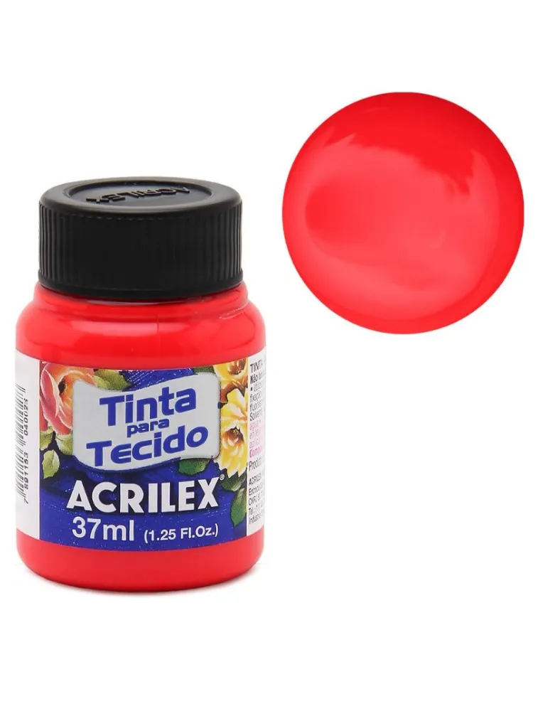 *0103 TINTA ACRILEX TECIDO FLUOR 37ML