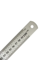 NIQ. REGUA MS DE ACO 100CM 100%AL