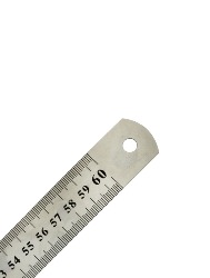 NIQ. REGUA MS DE ACO 60CM 100%AL