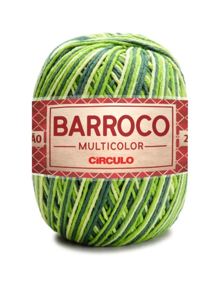 *9536 BARBANTE CIRCULO BARROCO MULTICOLOR 226M 100%CO