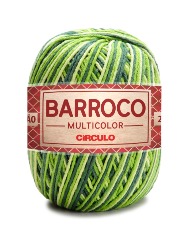 9536 BARBANTE CIRCULO BARROCO MULTICOLOR 226M 100%CO