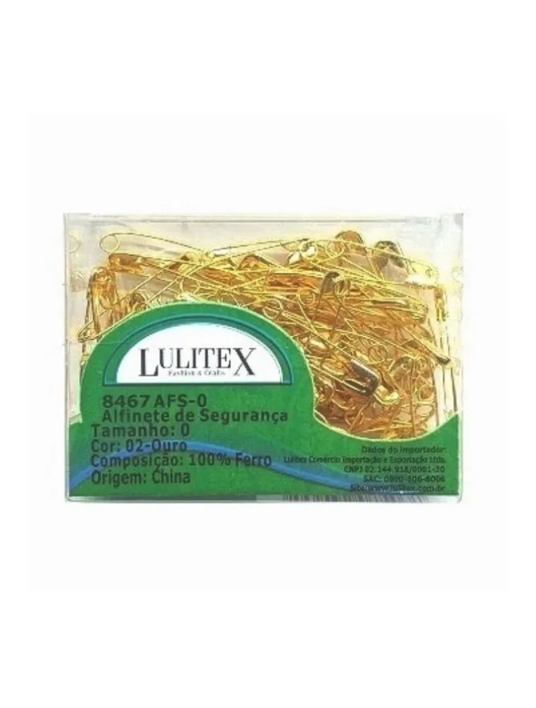 OURO ALFINETE LULITEX SEG. AFS-0 C100