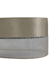 CAP. FITA AQUARELA CETIM ORG. SILVER 38MM 10M 97%PA