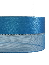 CAR. FITA AQUARELA CETIM ORG. SILVER 38MM 10M 97%PA