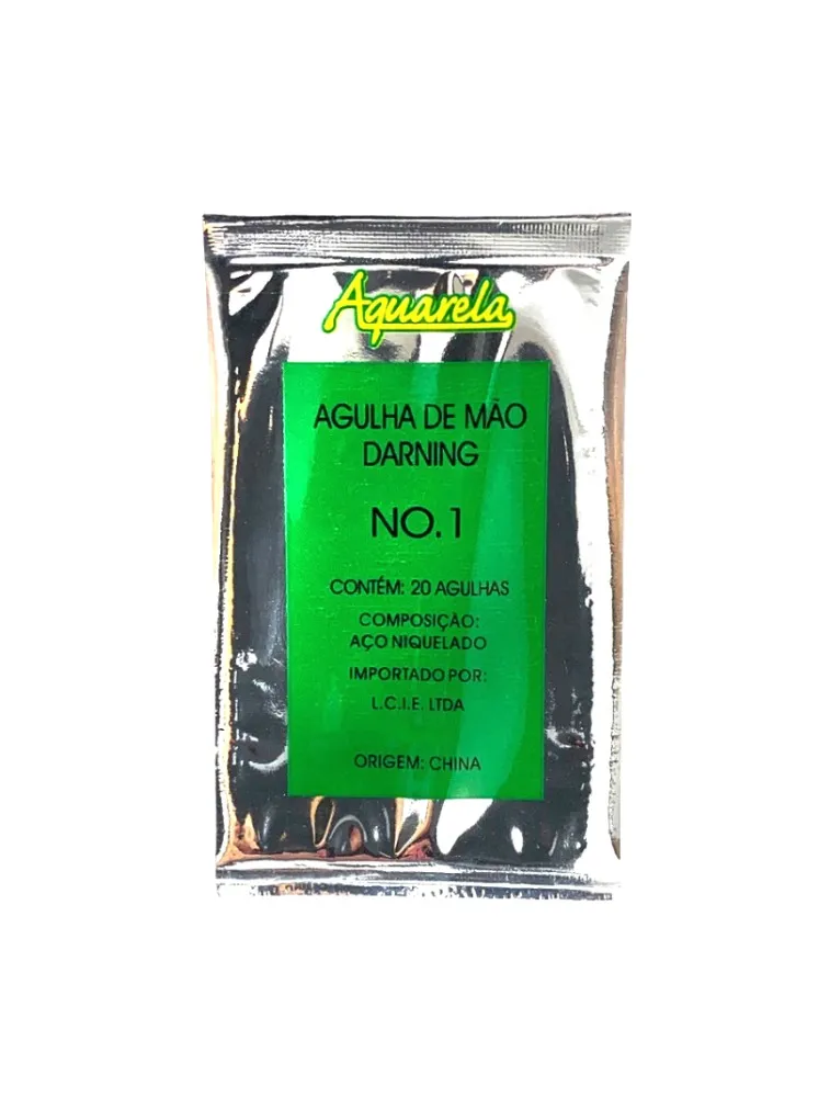 0001 AGULHA AQUARELA DARNING C20