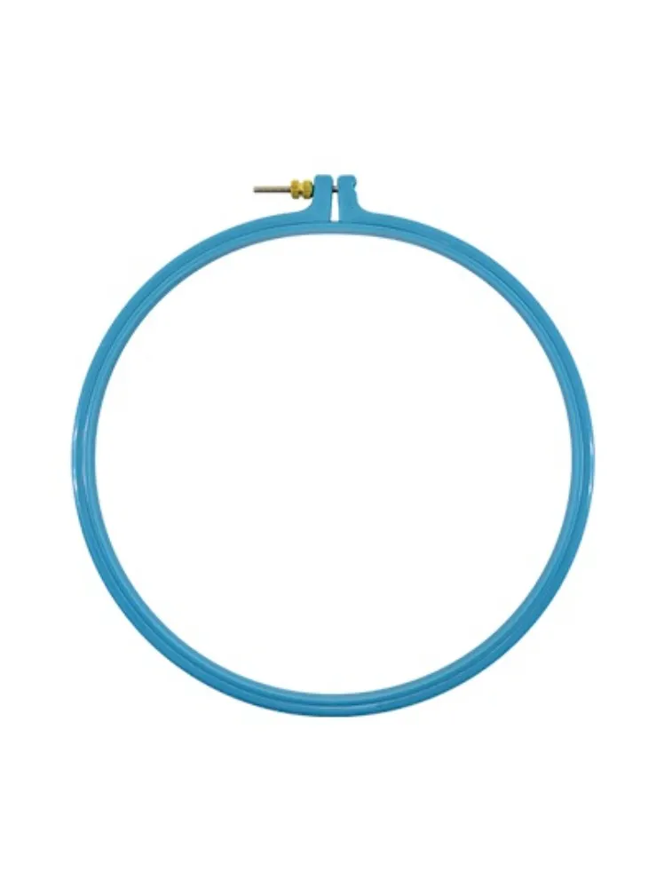 AZUL BASTIDOR CIRCULO PLAST. C REG. N6 15,2CM