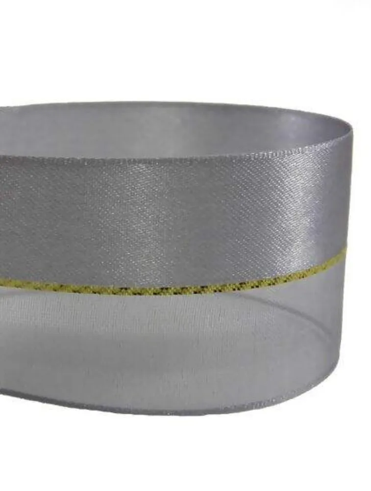 PTA. FITA AQUARELA CETIM ORG. GOLD 38MM 10M 97%PA