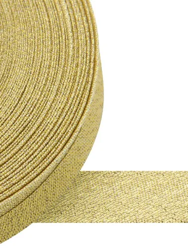 OURO VIES CINDERELA LUREX 12MM 20M 80%PES