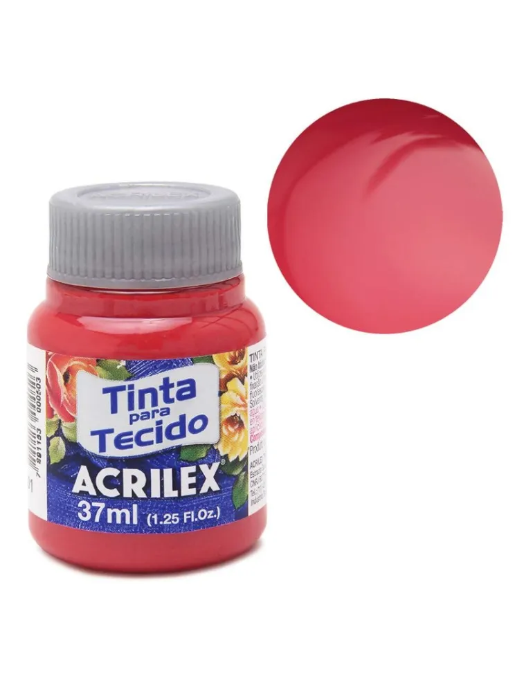 *0800 TINTA ACRILEX TECIDO FOSCA 37ML