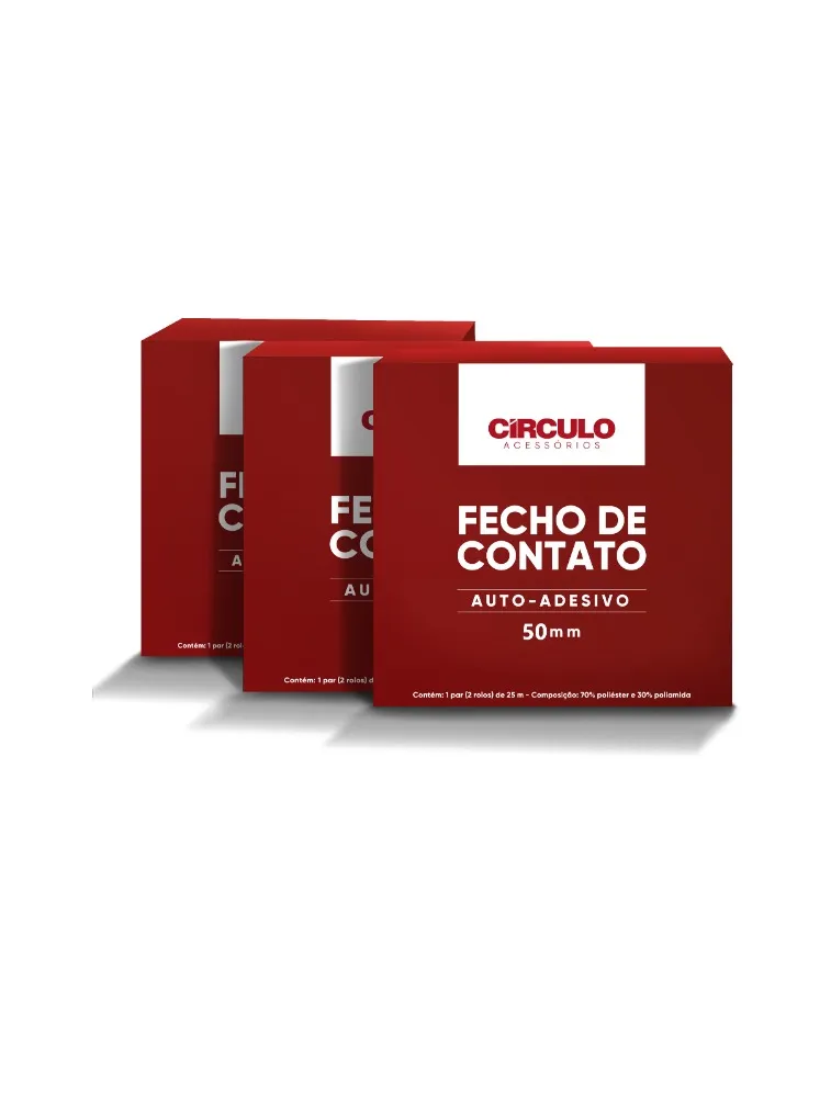 PTO. VELCRO CIRCULO AUTO ADESIVO 50MM