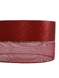 NOB. FITA AQUARELA CETIM ORG. SILVER 9MM 10M 97%PES