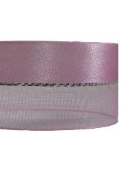 CAS. FITA AQUARELA CETIM ORG. SILVER 9MM 10M 97%PES