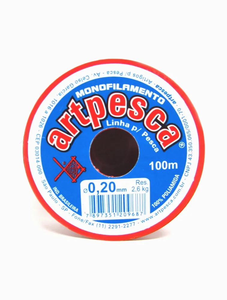 BCO. LINHA ARTPESCA 0,20MM 100M 100%PA