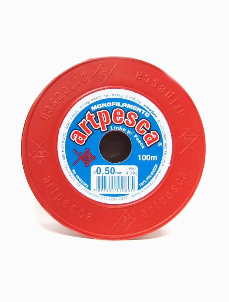 BCO. LINHA ARTPESCA 0,50MM 100M 100%PA
