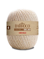 OURO BARBANTE CIRCULO N4 NATURAL BRILHO 1150M 100%CO