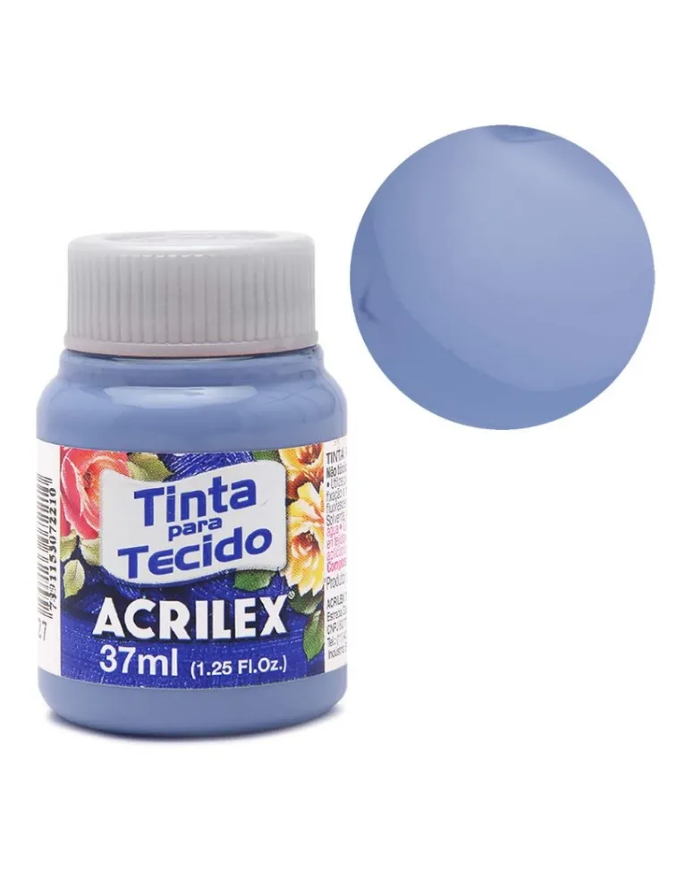 *0825 TINTA ACRILEX TECIDO FOSCA 37ML