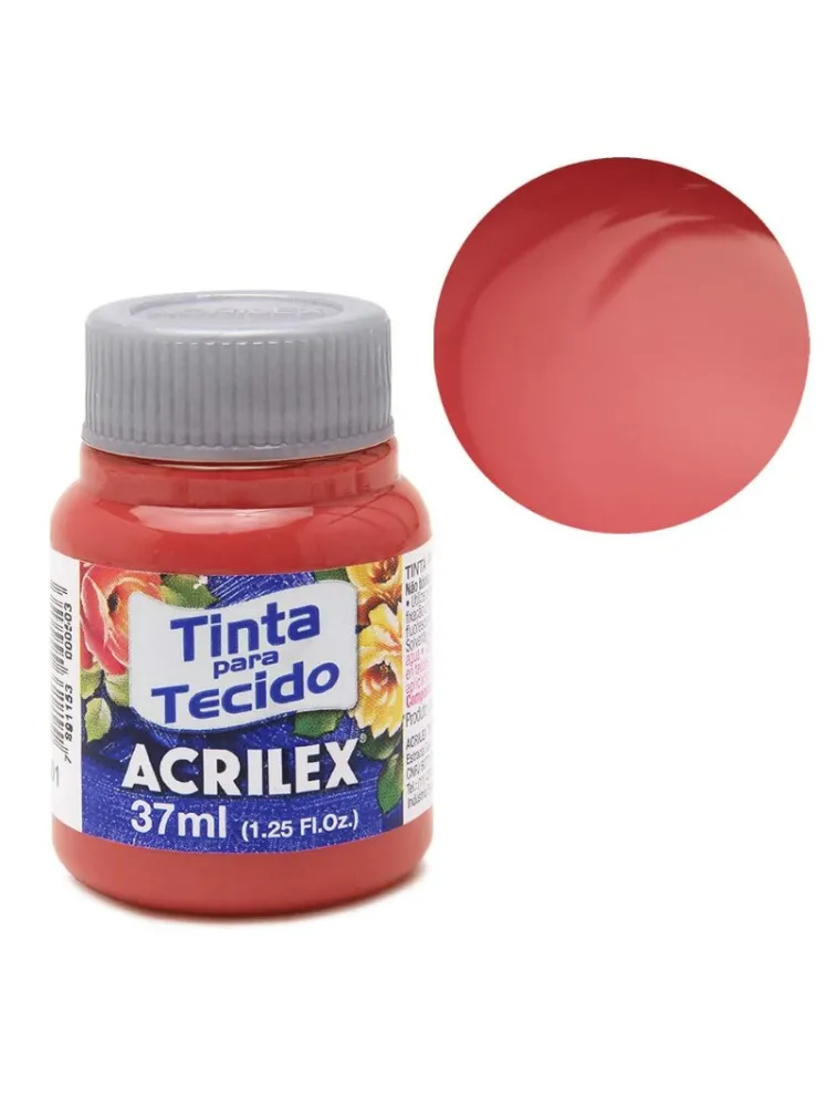 *0828 TINTA ACRILEX TECIDO FOSCA 37ML