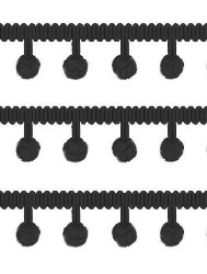 PTO. PASSAMANARIA ROMA POMPOM 70201 20M 100%PES