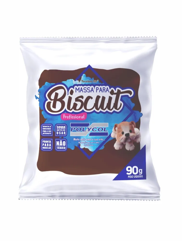 0131 MASSA POLYCOL BISCUIT 90G