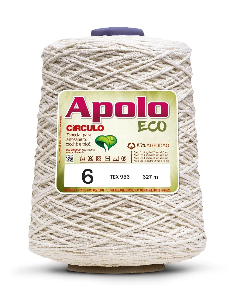 0020 BARBANTE CIRCULO APOLO 6 610M 85%CO