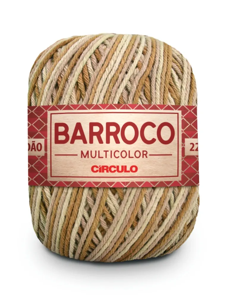 9435 BARBANTE CIRCULO BARROCO MULTICOLOR 226M 100%CO